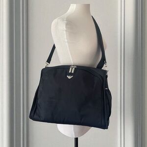 ARMANI BABY BLACK NYLON BAG